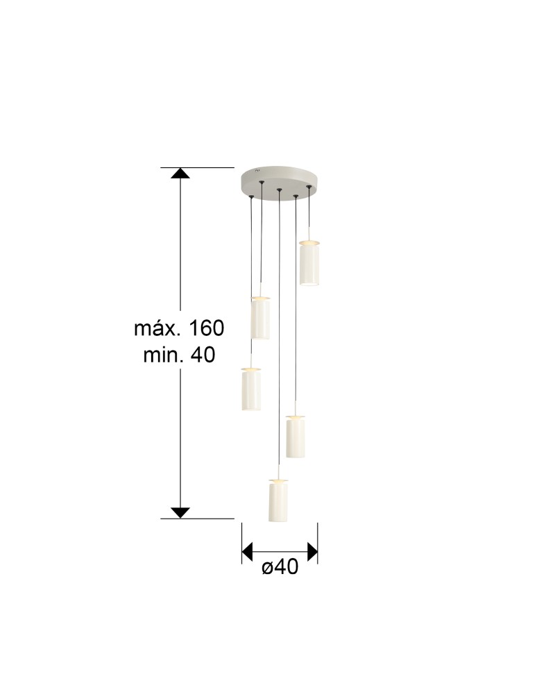 ALFARA- LAMPARA 5L CREMA D35